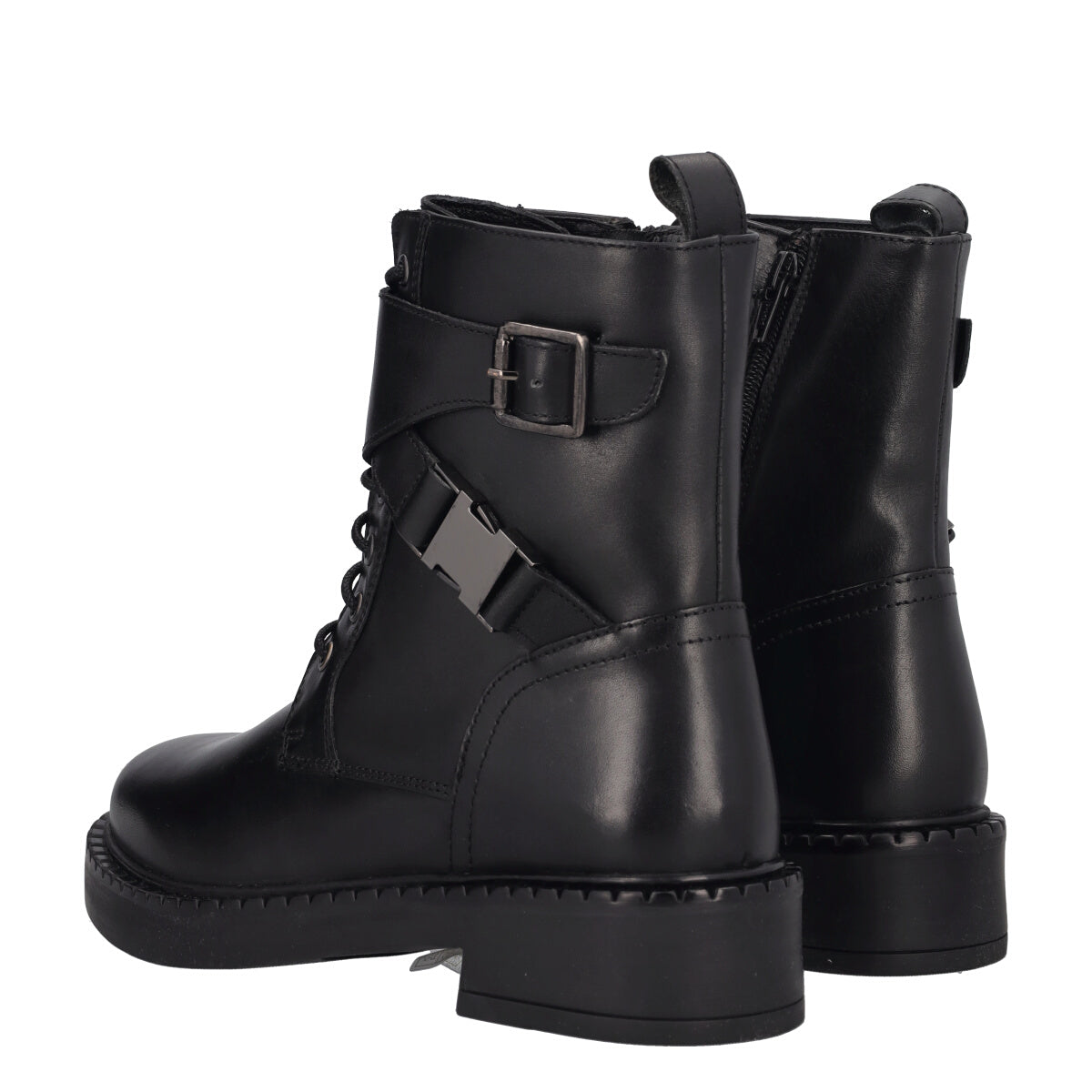 Anfibi Donna Neri in Pelle