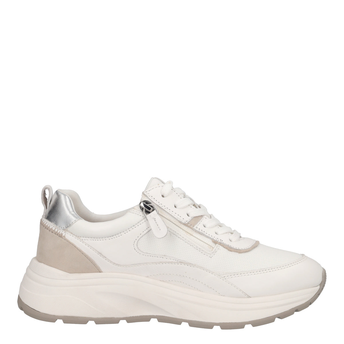 Sneakers Donna Bianche in pelle