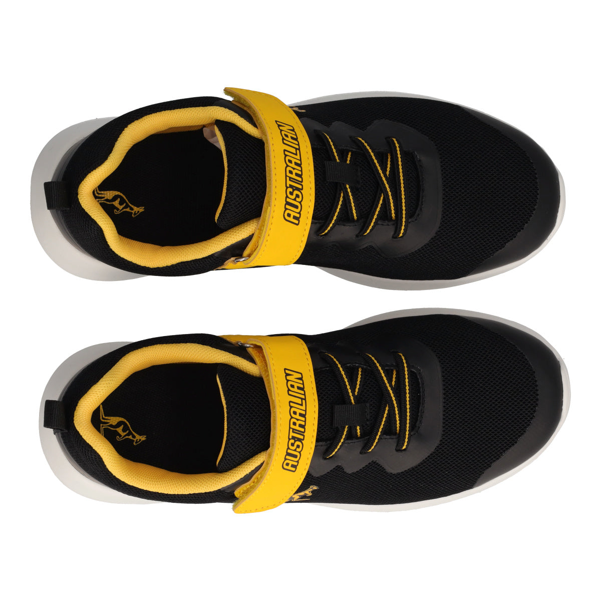 FLAME GS Sneakers Junior Nere e Gialle