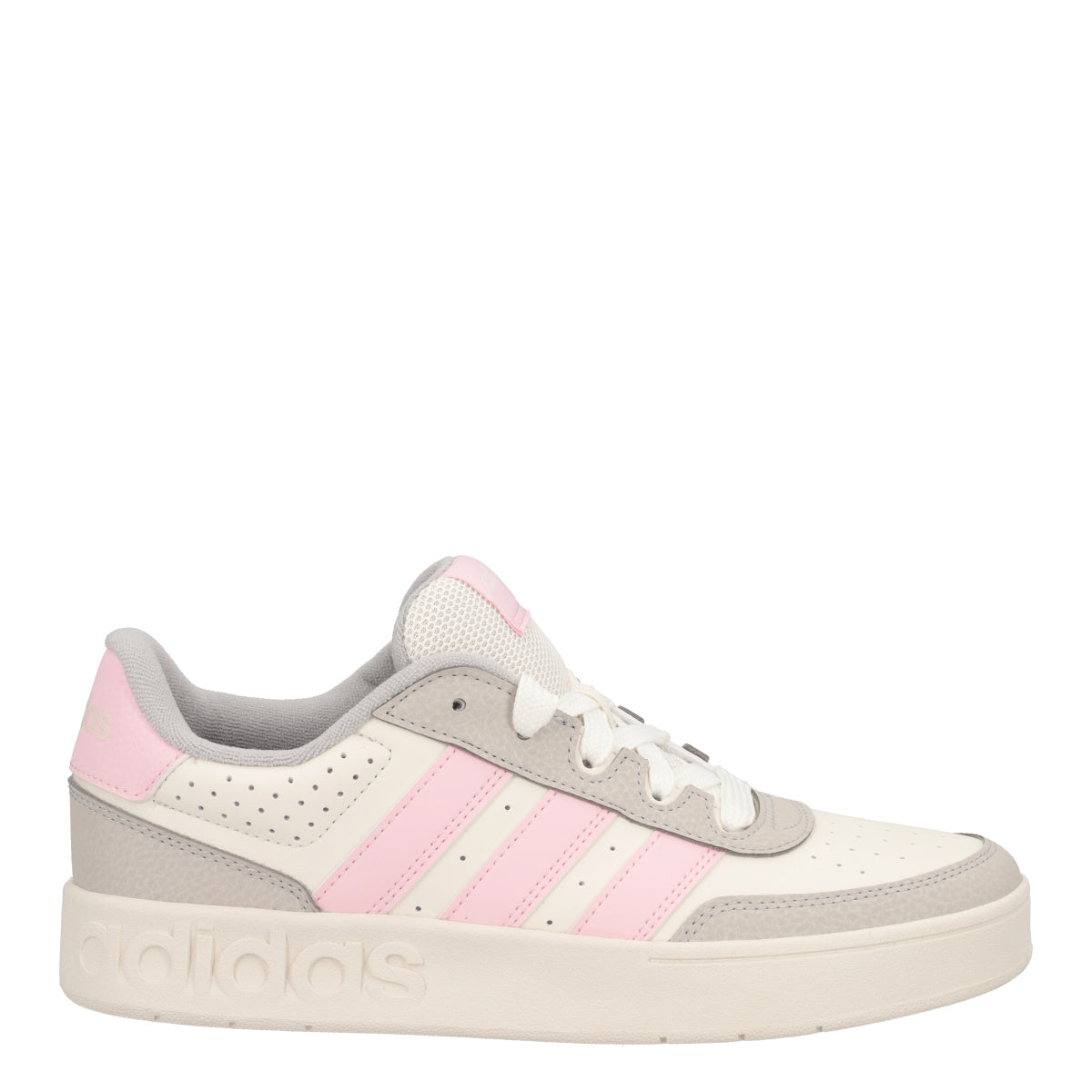 BREAKBASE J Sneakers Junior Bianche, Rosa e Grigie