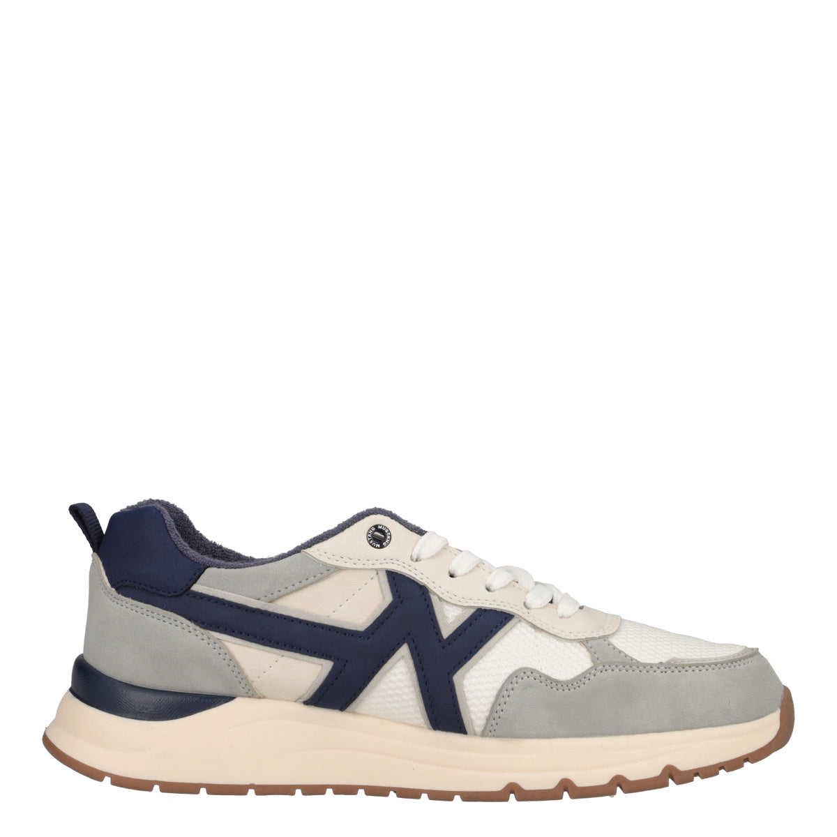 Sneakers Uomo Bianche, Grigie e Blu
