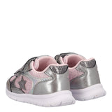 GLASS Sneakers Bambina Argento e Rosa