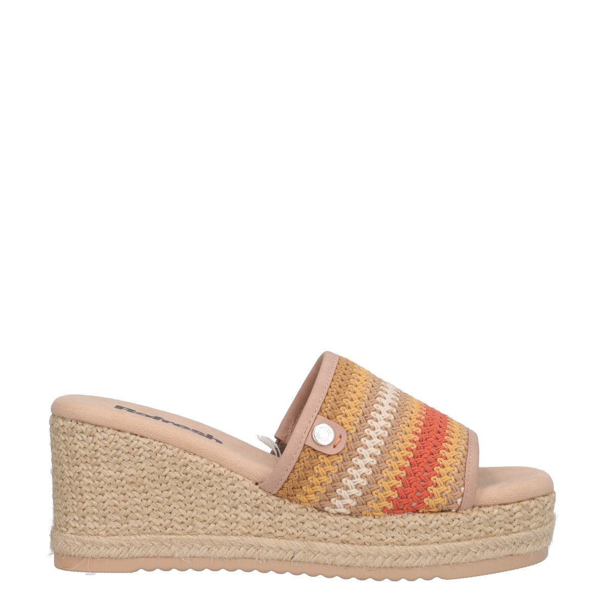 Ciabatte con Zeppa Donna Beige