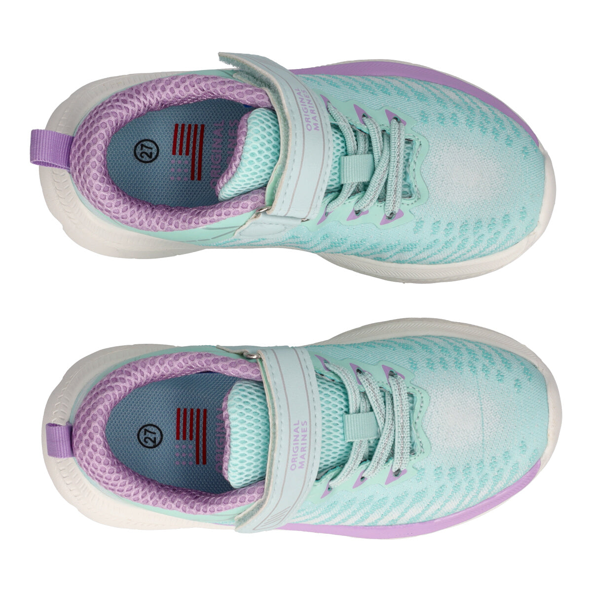 Sneakers Bambina Verde Acqua