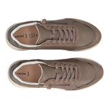BULMYA Sneaker donna con zip e inserti scamosciati