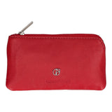 Portachiavi Unisex Rosso in Pelle