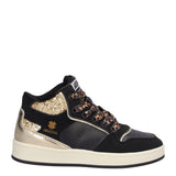 Sneakers Bambina Nere e Oro