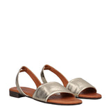 Sandali Donna Platino Laminato