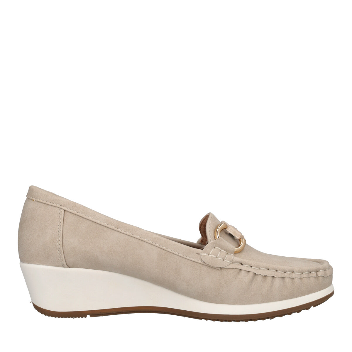Mocassini Donna Beige