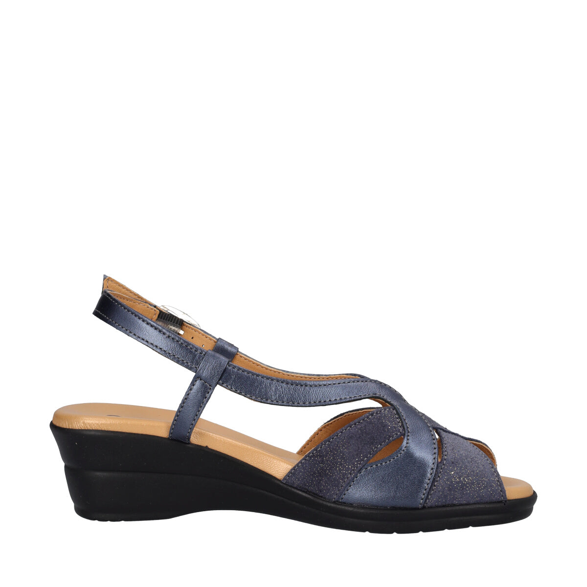 Sandalo Donna Blu Perla