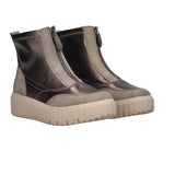 Stivaletti Donna Grigi Metallizzati