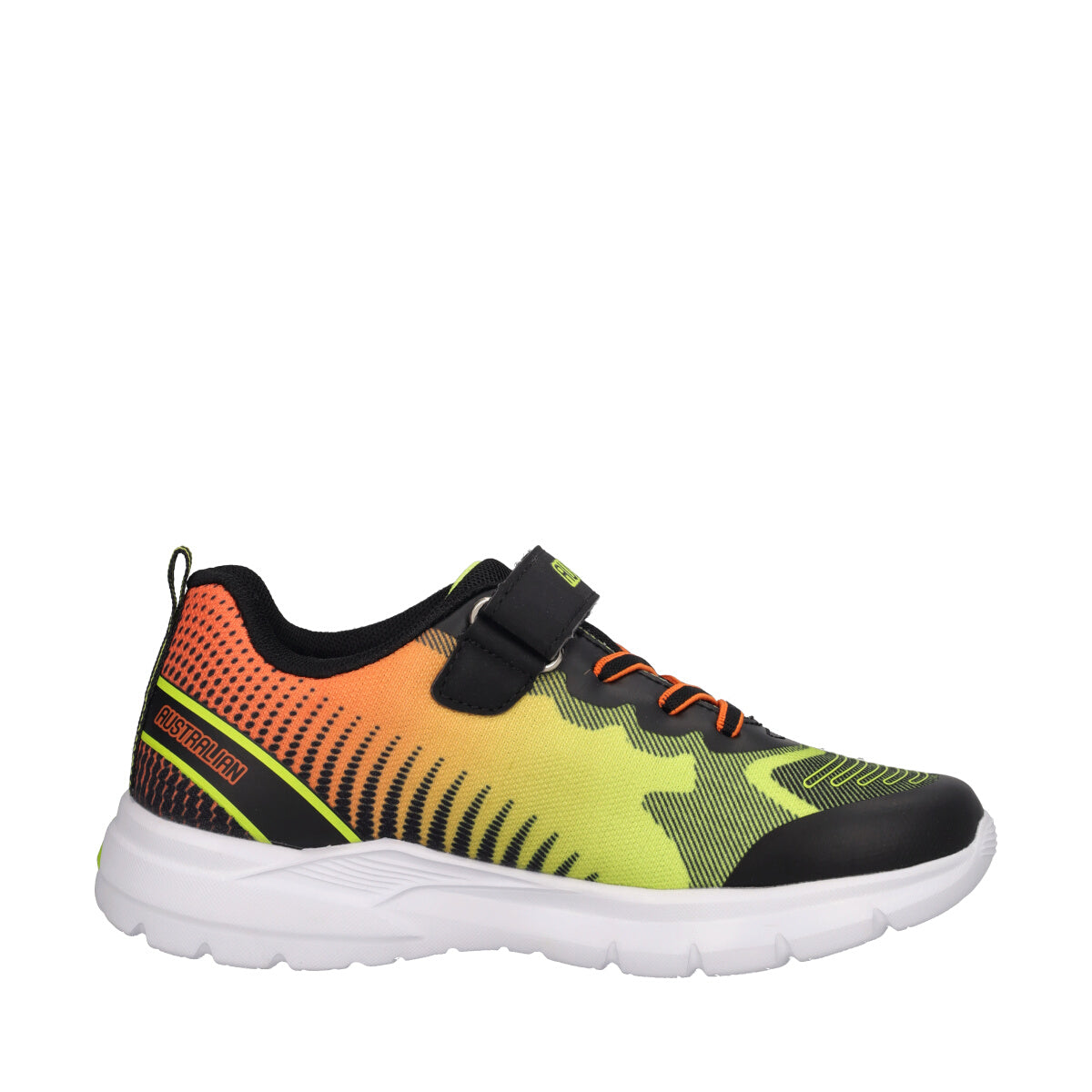 FLASH II Sneakers Bambino Nere, Gialle e Arancioni