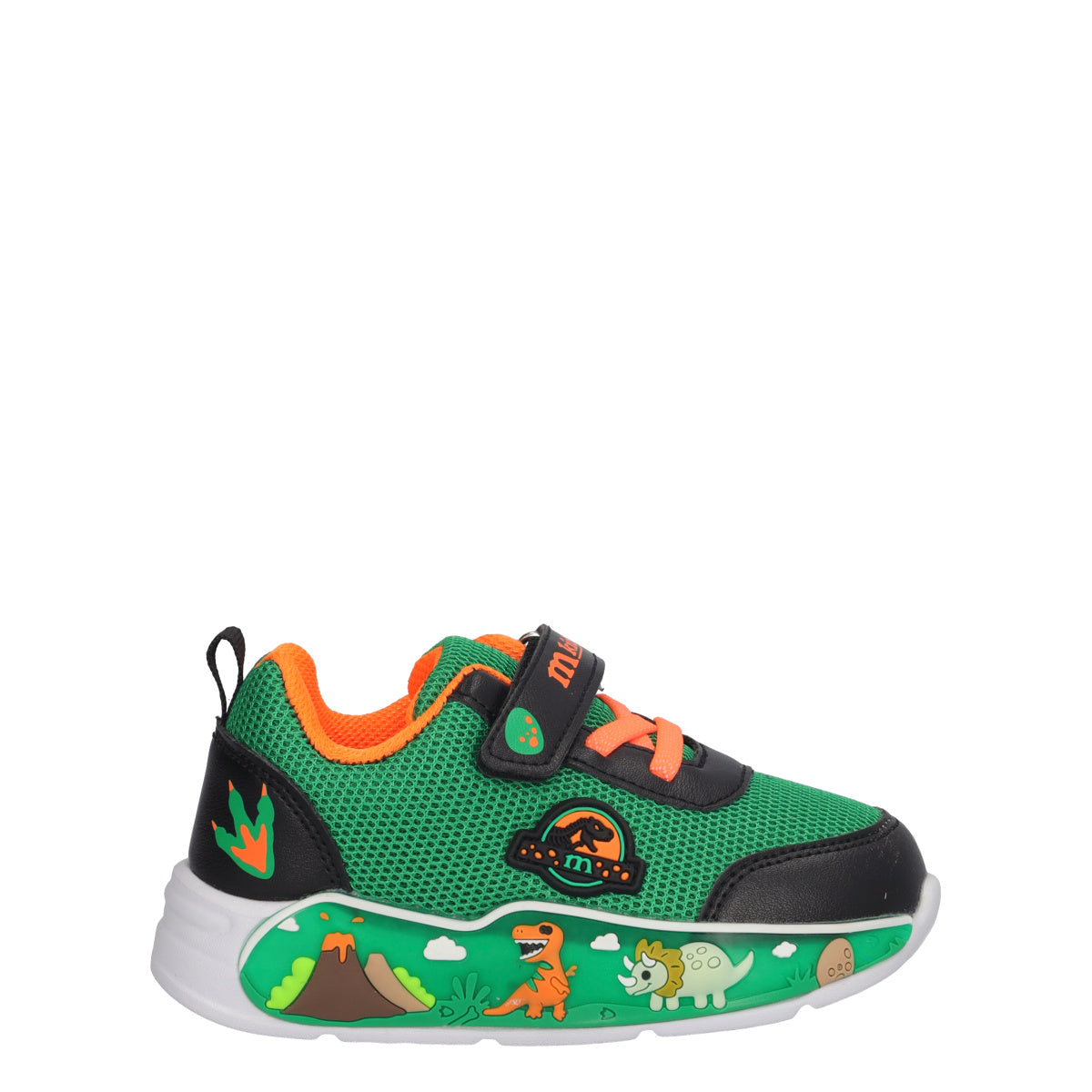Sneakers Bambino Verdi con Luci