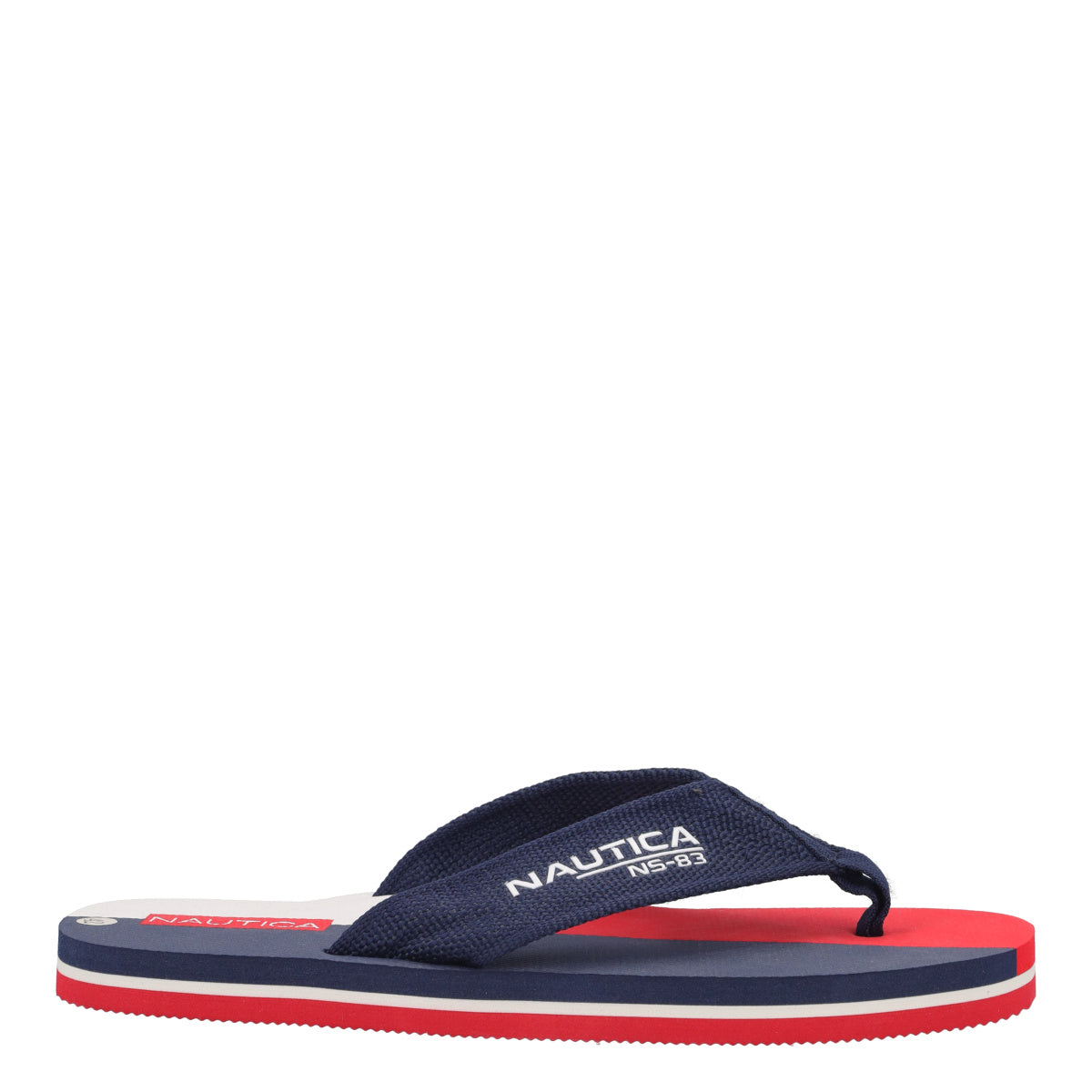 BORA BORA Infradito Uomo Blu, Bianche e Rosse