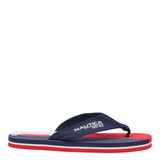 BORA BORA Infradito Uomo Blu, Bianche e Rosse