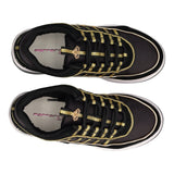 Sneakers Donna Nere con Zeppa 6 cm