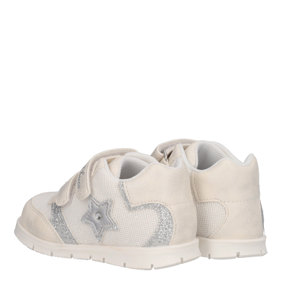 FALENA Sneakers Bambina Bianche e Argento