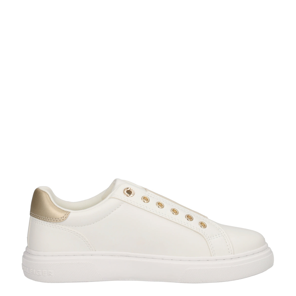 Sneakers Donna Bianche e oro