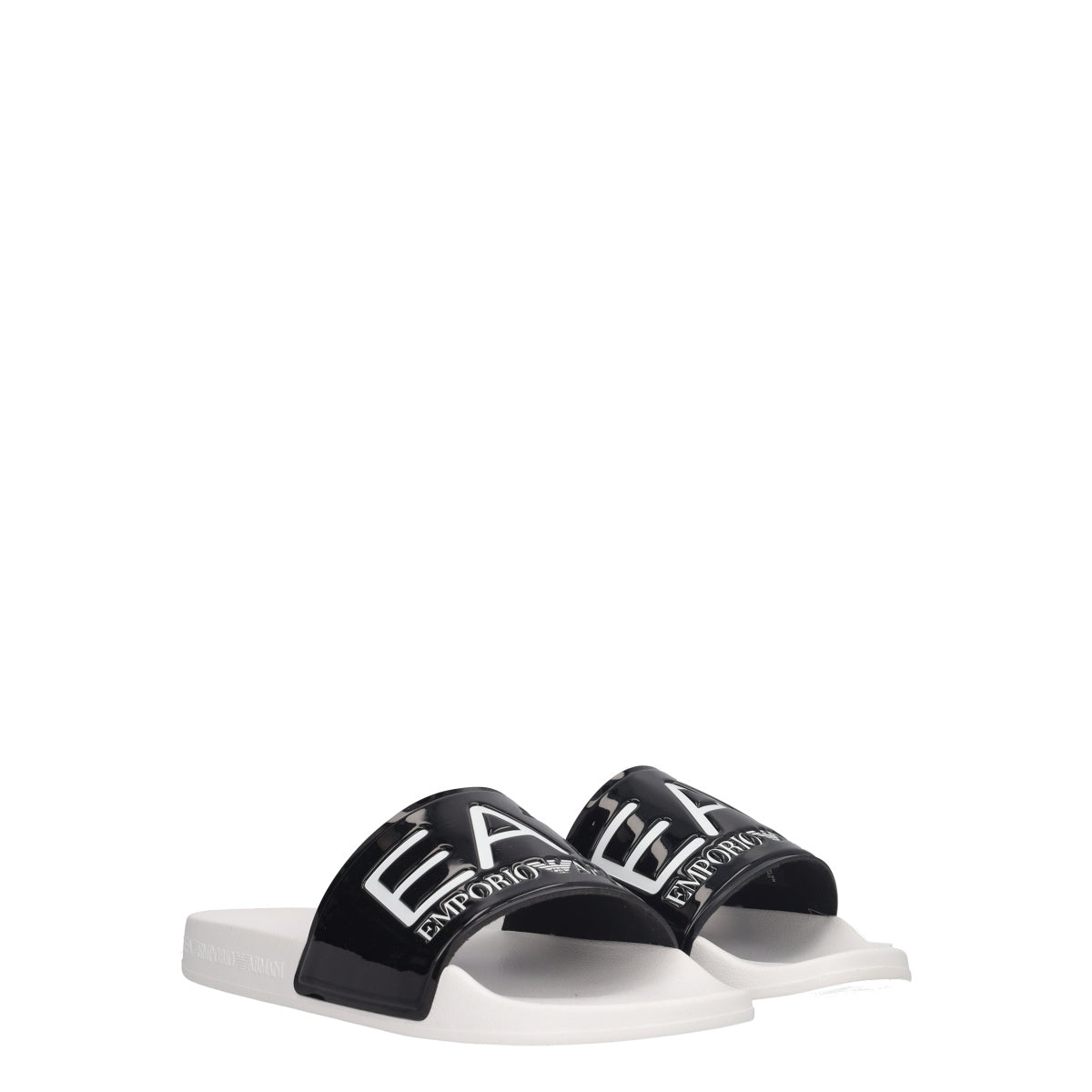 AF15118.FC079 Ciabatte Mare Uomo Bianche e Nere
