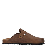 Ciabatte Uomo in pelle Marrone