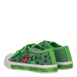 Sneakers Bambino Minecraft Verdi con Luci