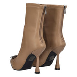 Stivaletti Donna Taupe
