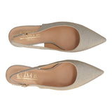 Slingback Donna Champagne