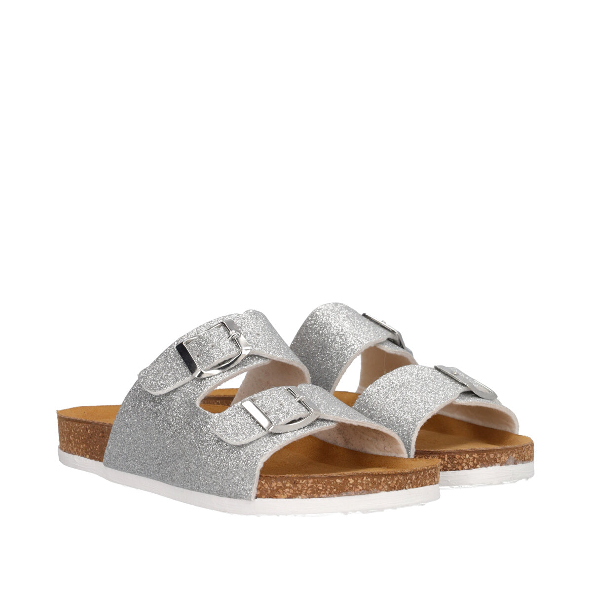 Ciabatte Bambina Argento Glitter