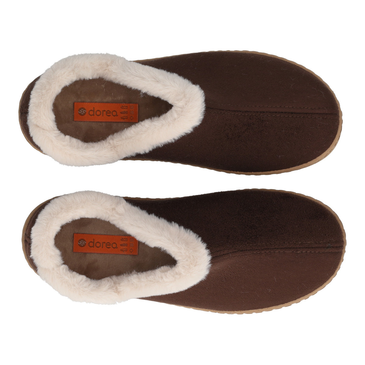 Pantofole Donna Marroni