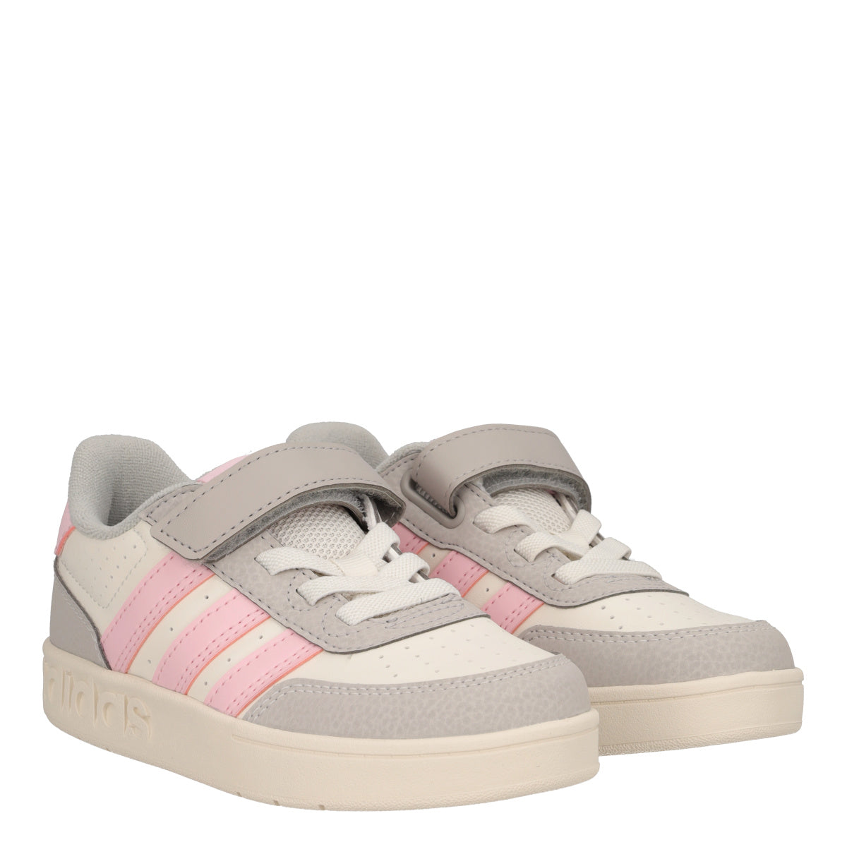BREAKBASE C Sneakers Bambina Bianche, Grigie e Rosa
