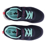 BLAINE Sneakers Bambina Blu, Turchese e Rosa