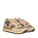 JAZZ TRIPLE Sneakers Donna Beige, Verdi e Rosa