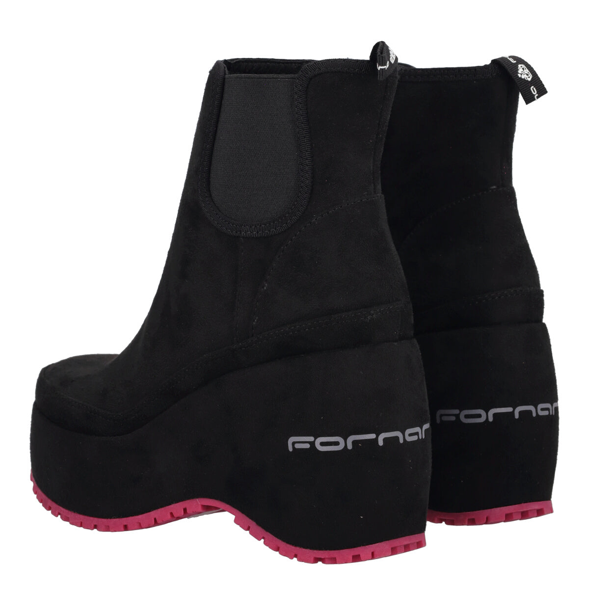 BUBBLE BEATLE Stivaletti Donna Neri con Zeppa