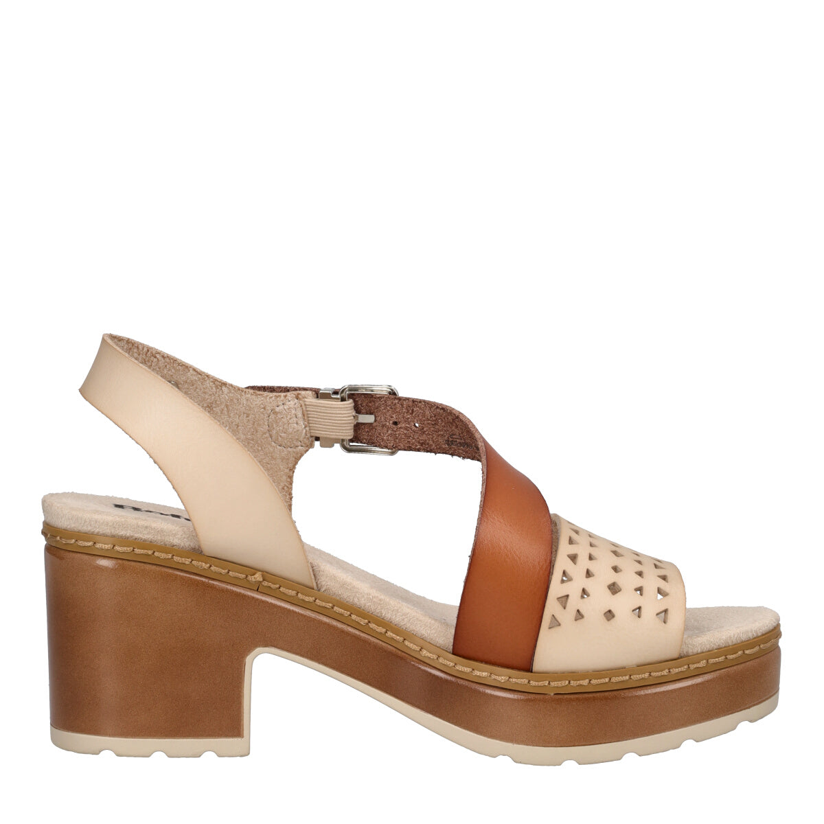 Sandalo Con Tacco Largo Ice