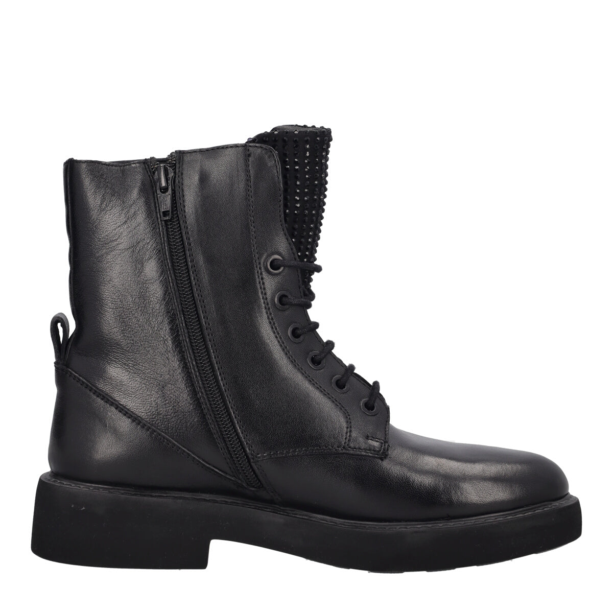 Anfibi Donna Neri in Pelle