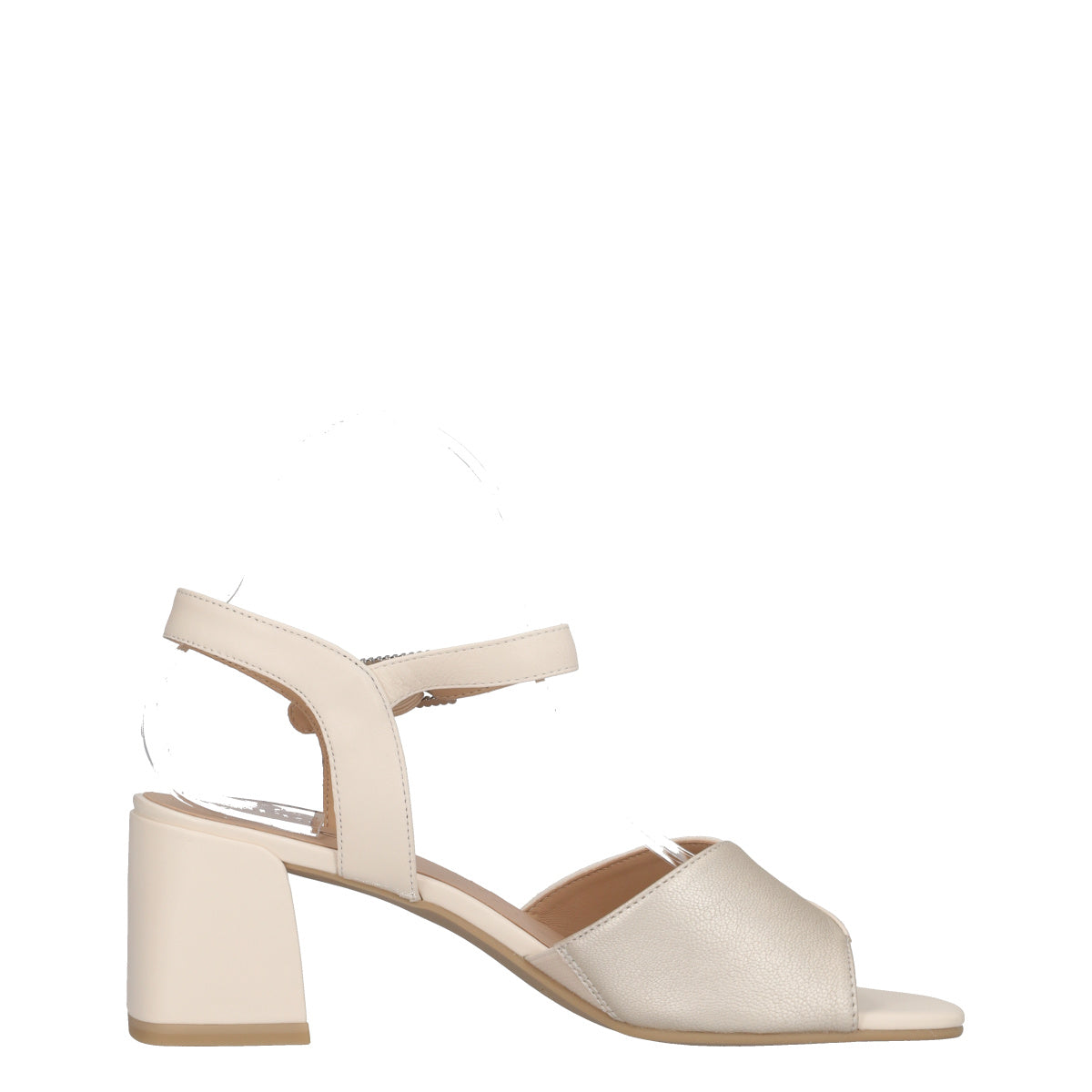 Sandali Con Tacco Donna Vaniglia