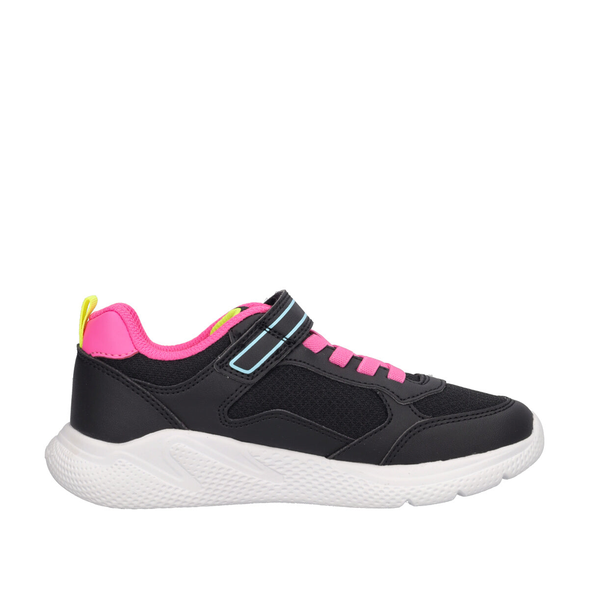 SPRINTYE Sneakers Bambina Nere e Fuxia