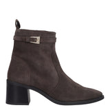 Stivaletti Donna Grigie in Camoscio Tacco 6 cm