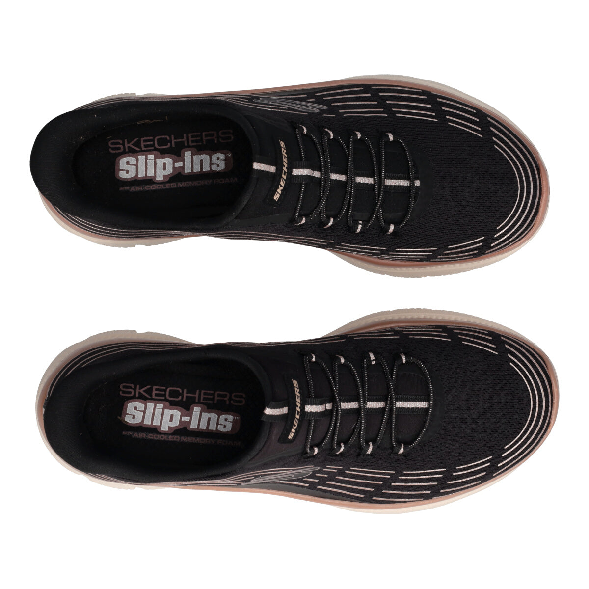 SUMMITS PLUS Sneakers Donna Nere e Rosa Antico