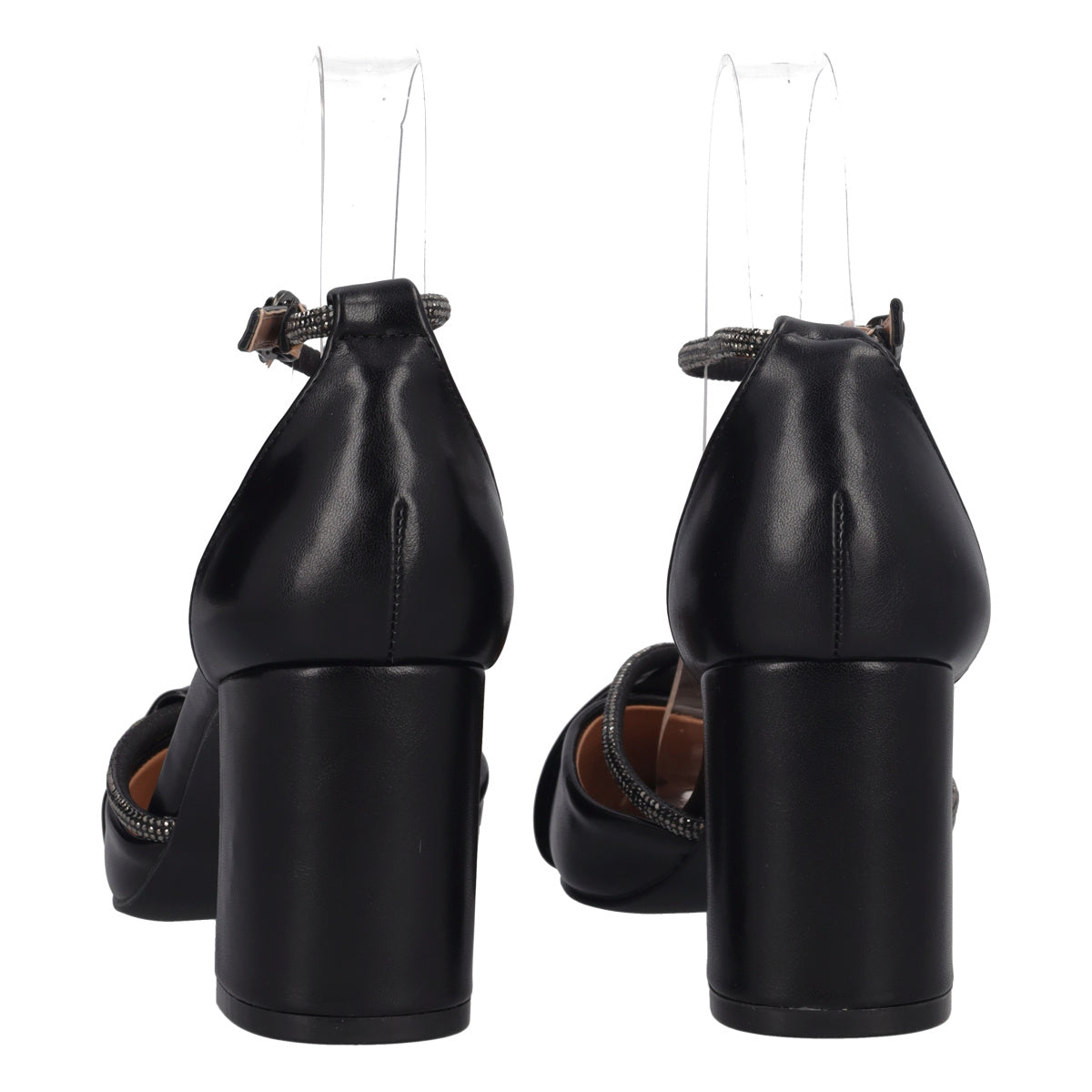 Sandali con Tacco Donna Neri