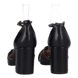 Sandali con Tacco Donna Neri