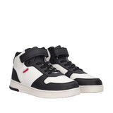 KICK MID Sneakers Alte Junior Bianche e Nere