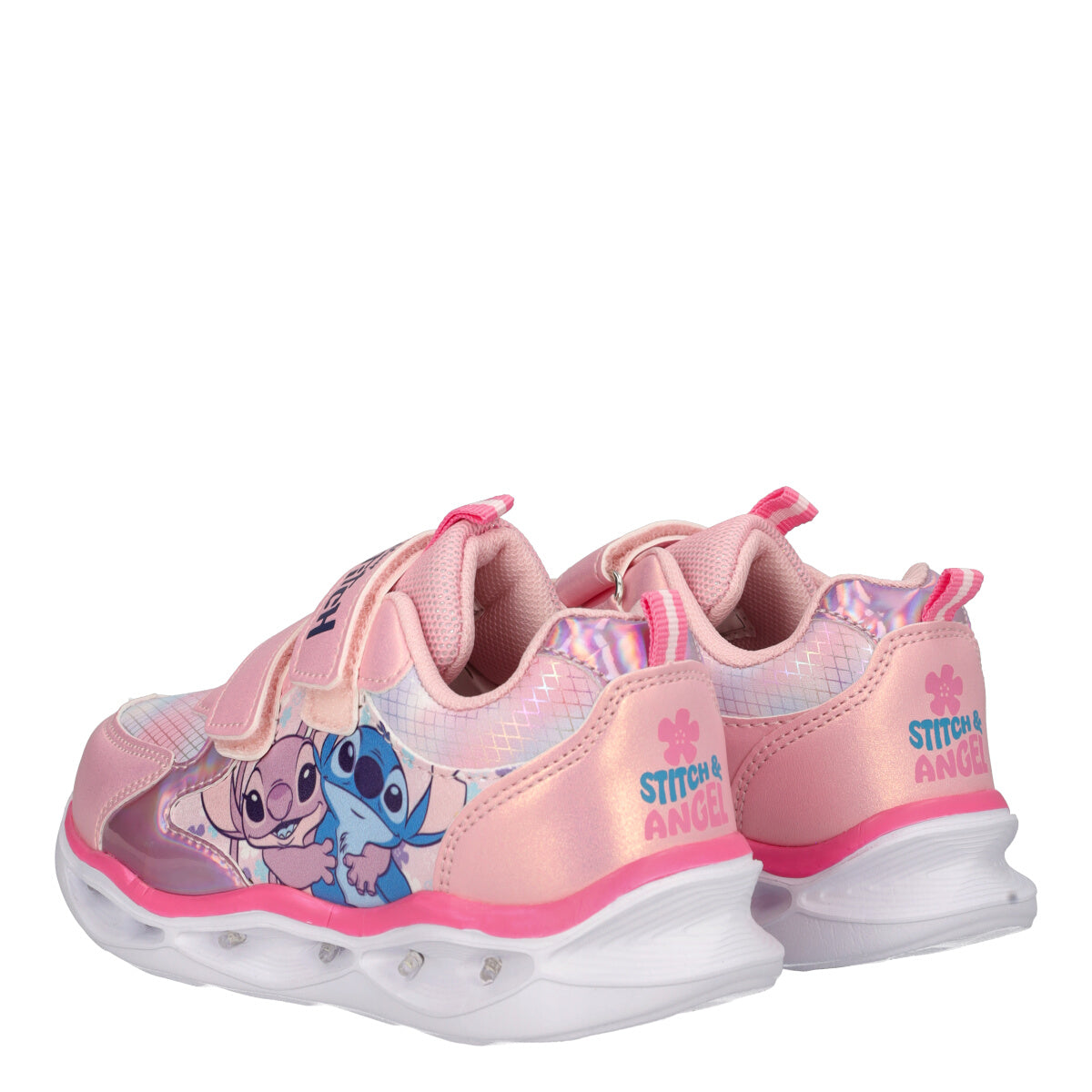 Sneakers Bambina Lillo e Stitch Rosa