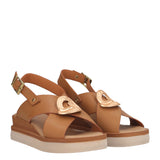 Sandali Donna Color Cuoio