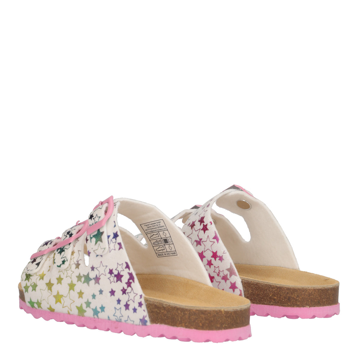 Ciabatte Bambina Bianche e Rosa