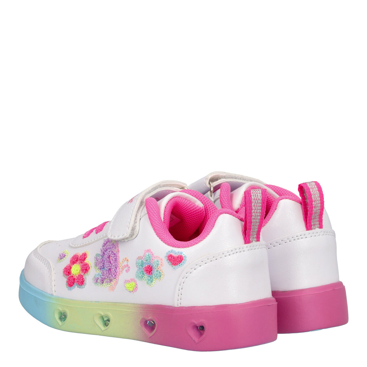 Sneakers Bambina Multicolor con Luci