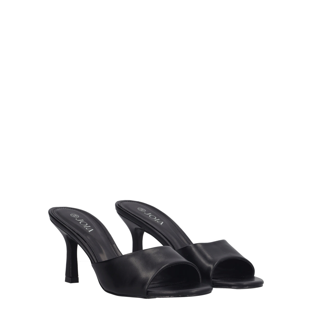 Ciabatte con Tacco Donna Nere