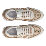 GRAVEL Sneakers Bianche, Avorio e Nocciola