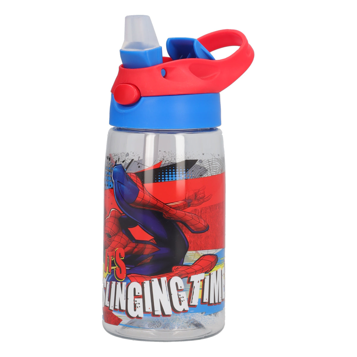 Borraccia con Cannuccia 480ml Tema Spiderman