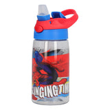 Borraccia con Cannuccia 480ml Tema Spiderman